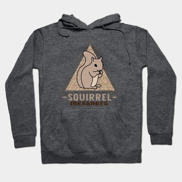 Squirrel Messages Hoodie by Annelie